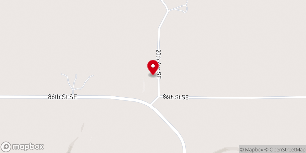 Map showing location of St. Aloysius Catholic Church
