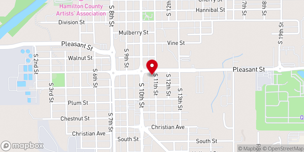 Map showing location of Pleasant View Baptist Church - Home