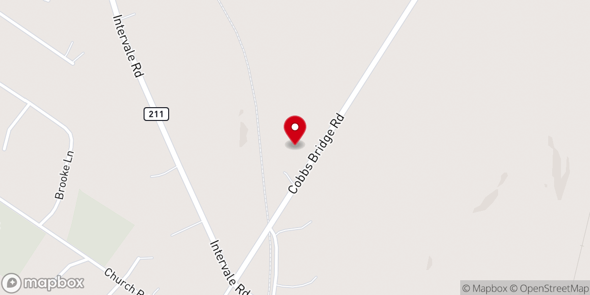 Map showing location of Eastgate Christian Fellowship