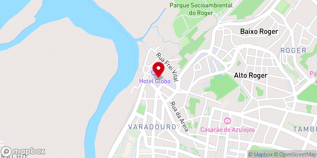 Map showing location of Igreja de São Frei Pedro Gonçalves