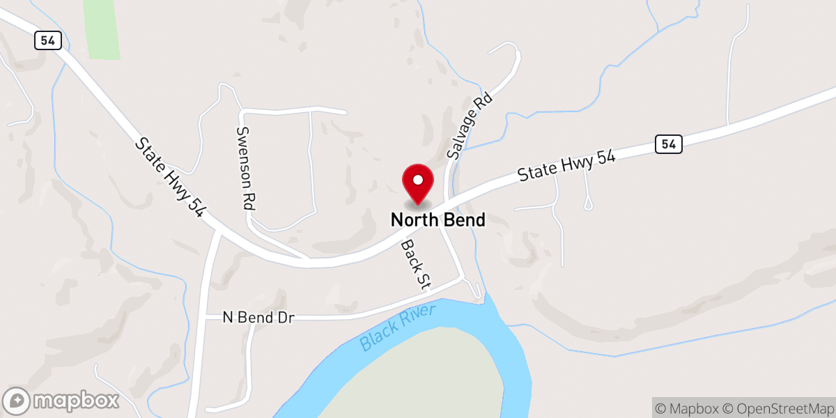 Map showing location of Presbyterian Church