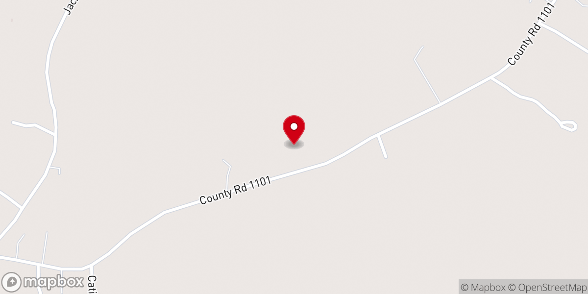 Map showing location of Tuscumbia Community Center
