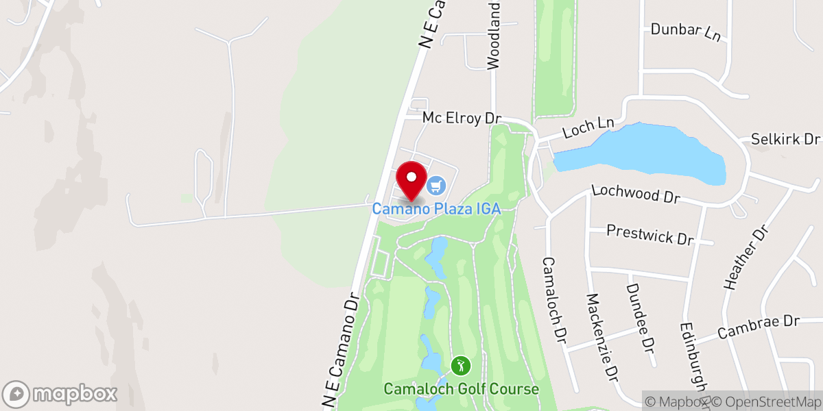 Map showing location of Pub 282