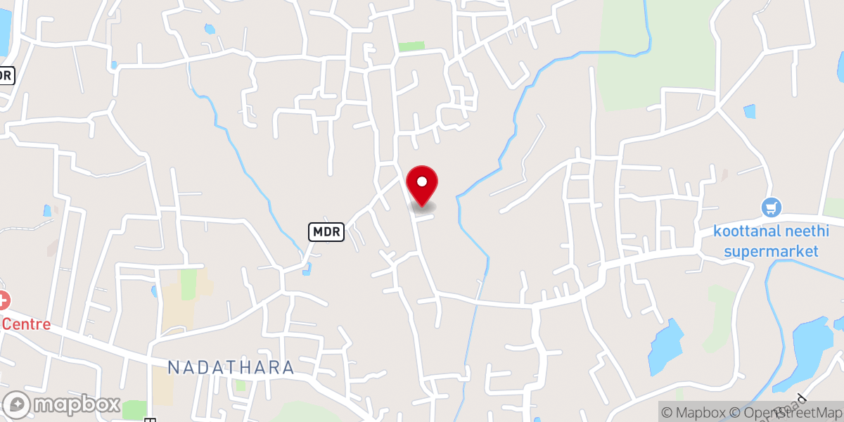 Map showing location of Our Lady of Perpetual Help Church Kozhukkully