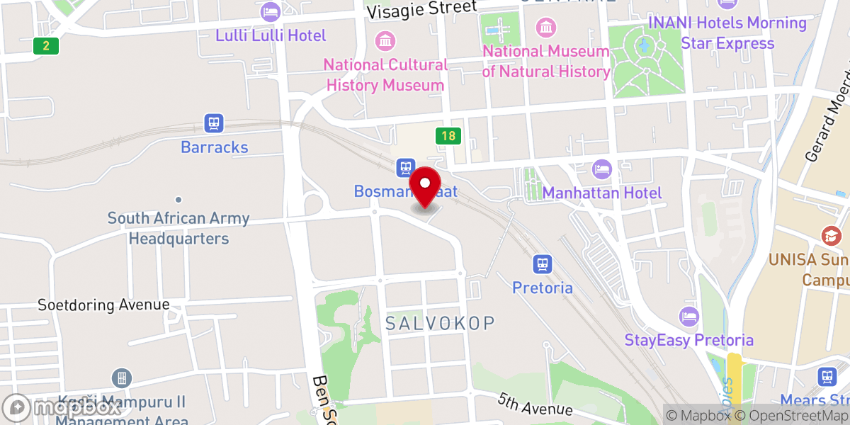 Map showing location of Mugodhi Apostolic Faith Church