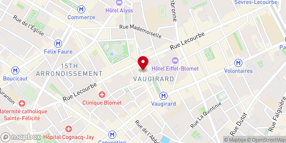 Map showing location of Eglise Des Trois Saints Docteurs