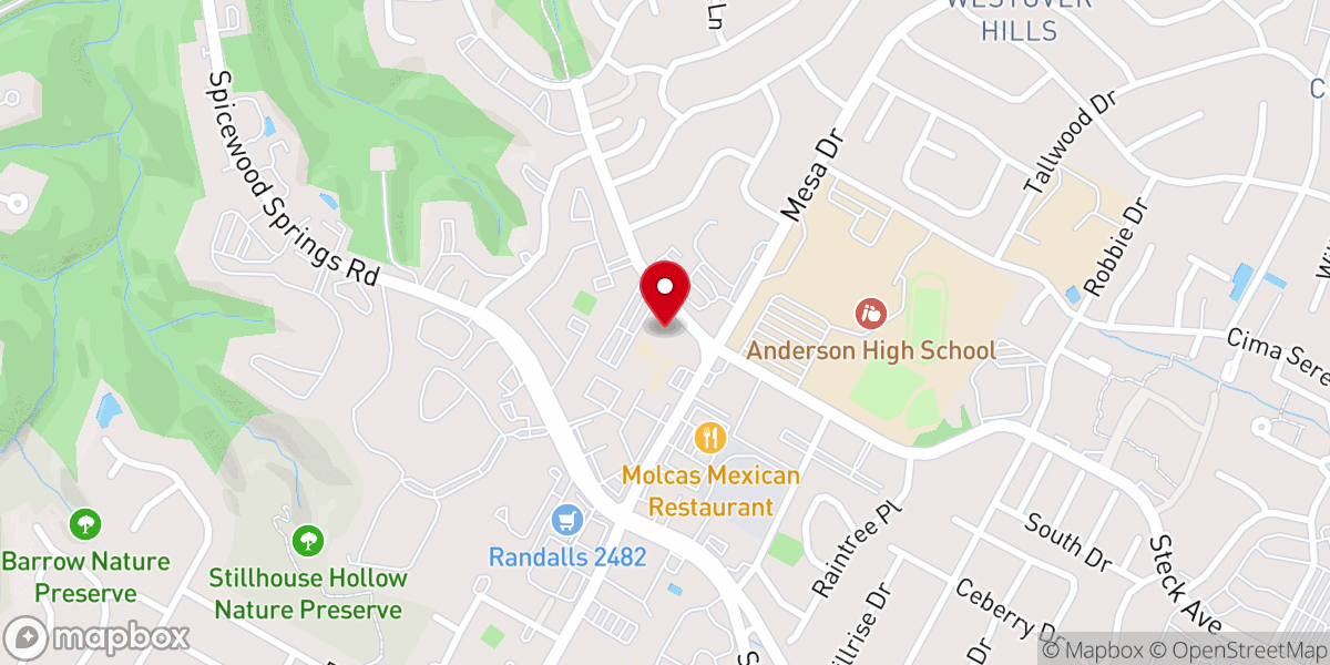 Map showing location of St Matthew's Episcopal Church