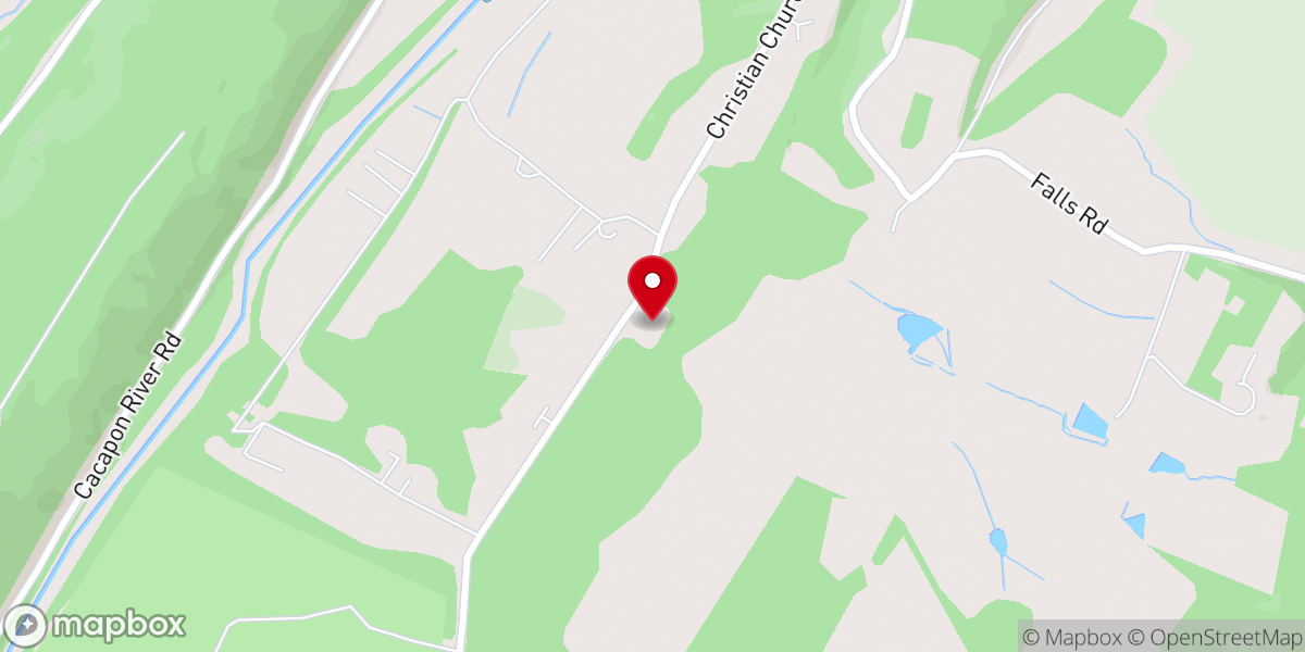 Map showing location of Amazing Grace Ministries