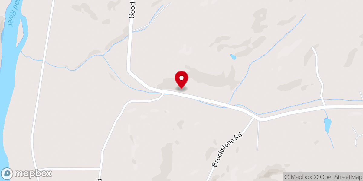 Map showing location of French Broad Missionary Baptist Church