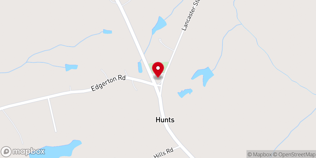 Map showing location of Peachtree Baptist Church