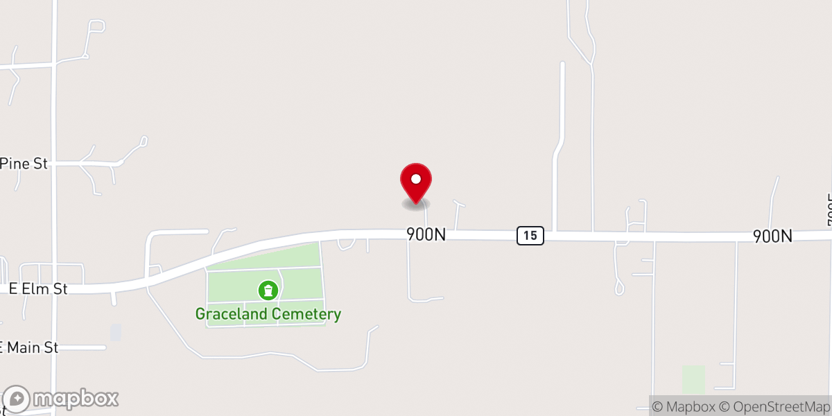 Map showing location of Albion Church of Christ