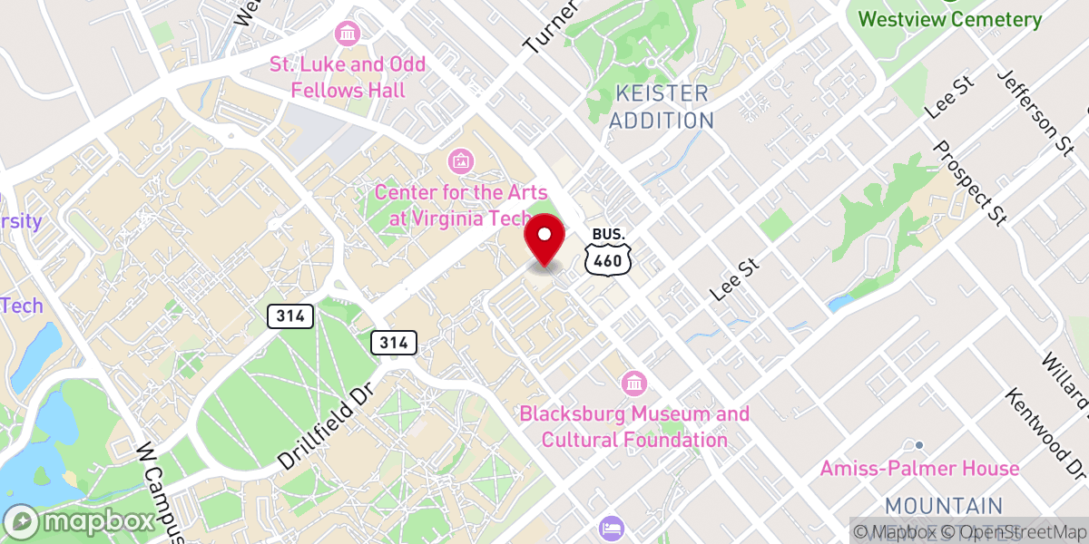 Map showing location of New Life Christian Fellowship (NLCF) - The Loft