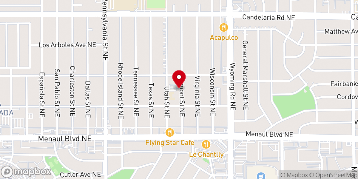 Map showing location of Annunciation - Community Center