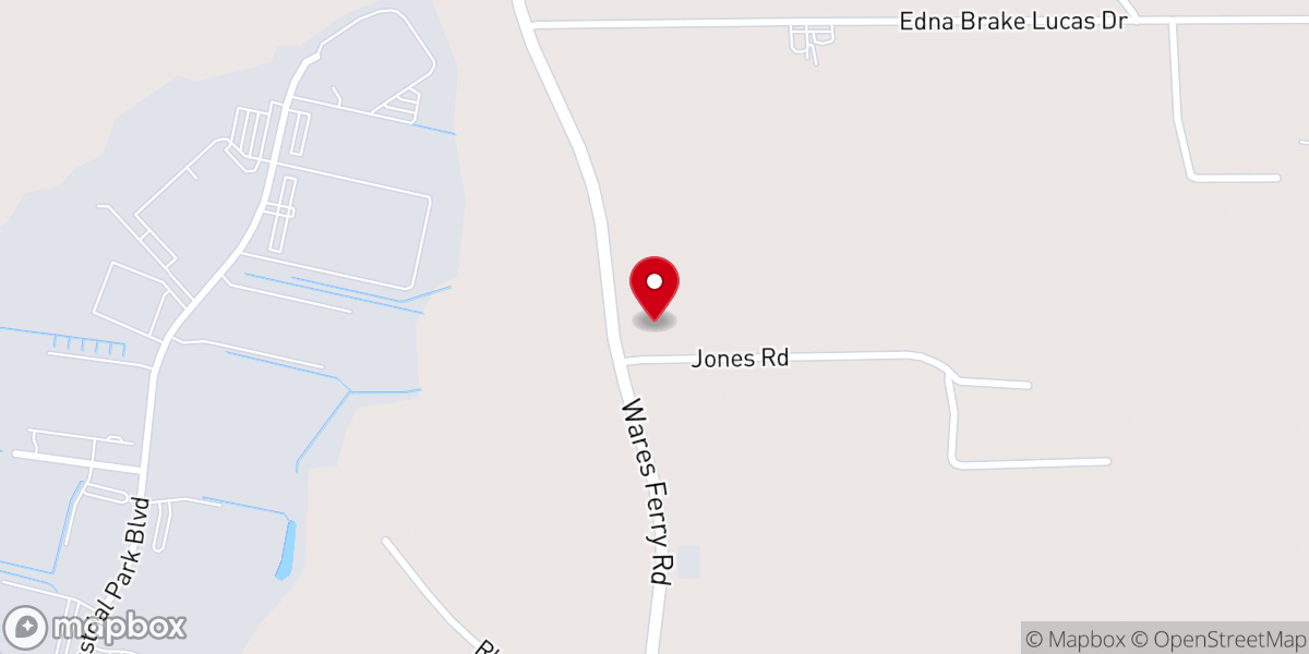Map showing location of New Home Mt. Meigs (Missionary Baptist Church)