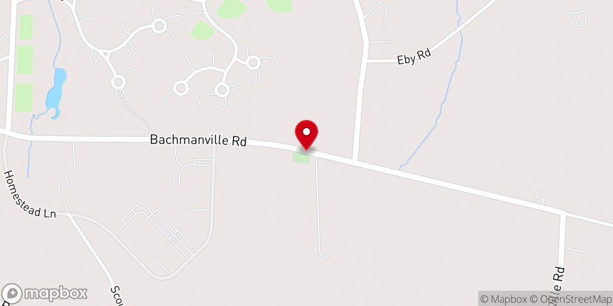 Map showing location of Hershey Reformed Mennonite Church