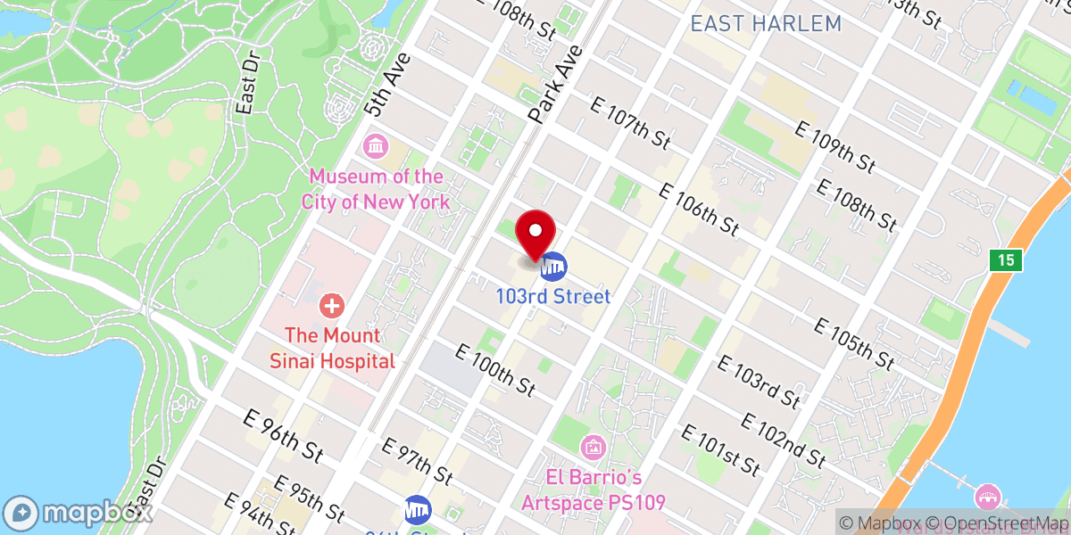 Map showing location of Saint George & Saint Demetrios Greek Orthodox Church