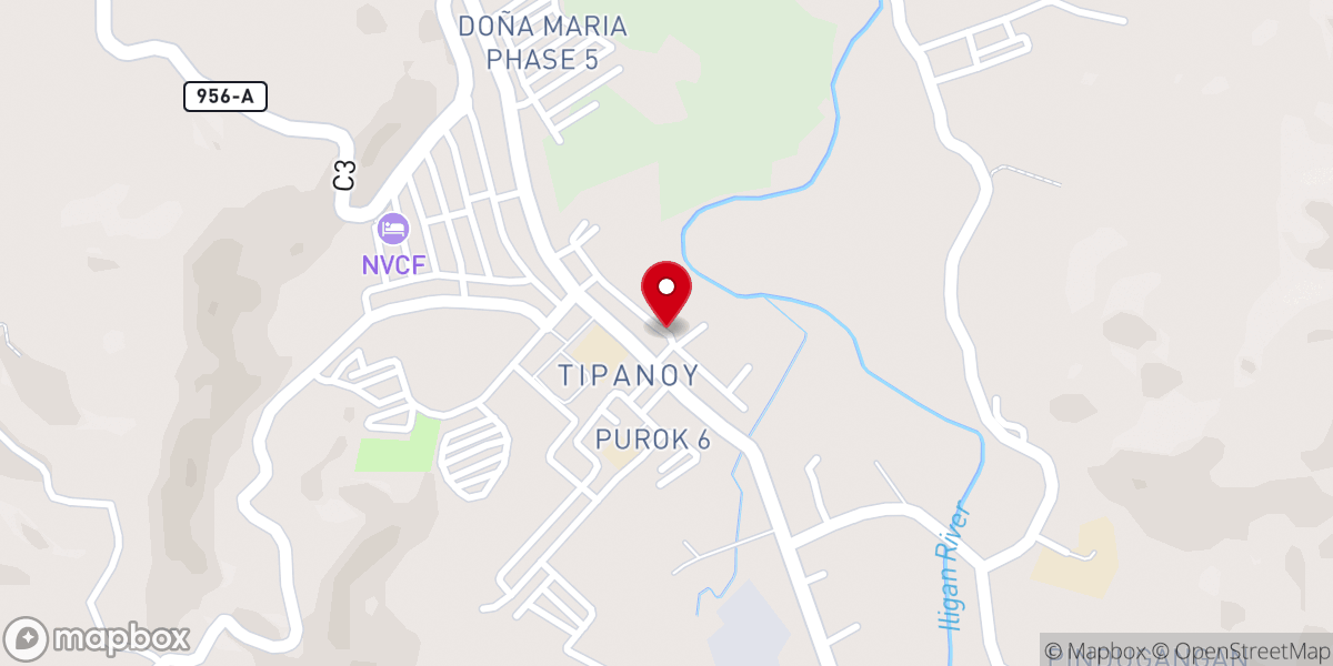 Map showing location of Iligan City Foursquare Gospel Church