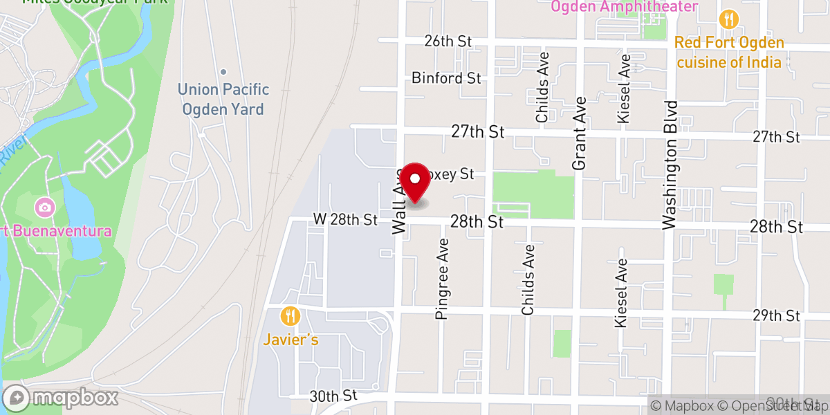 Map showing location of Emmanuel Church of God in Christ