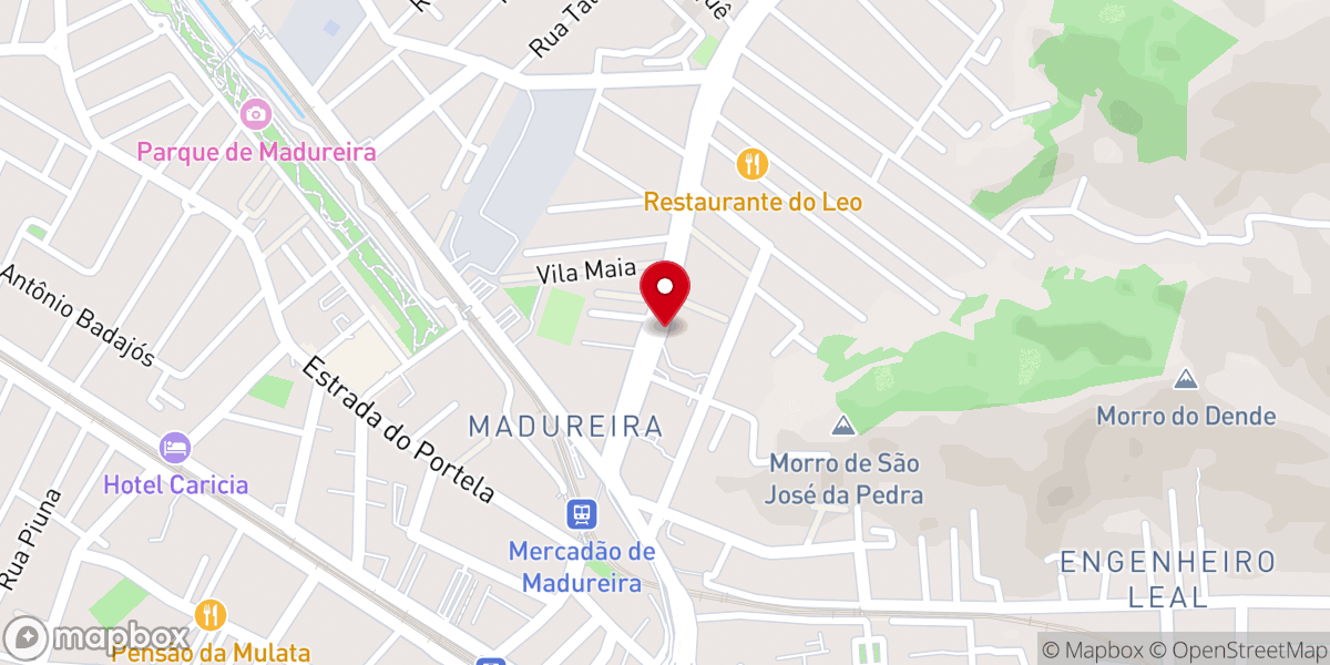 Map showing location of Igreja Universal - MADUREIRA 2