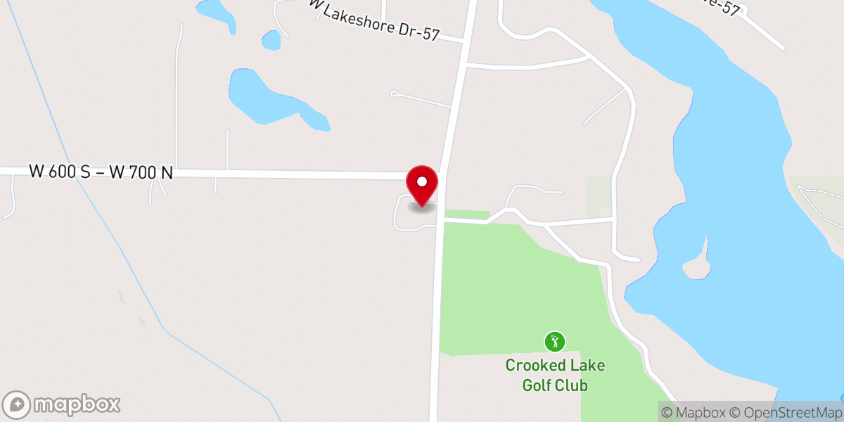 Map showing location of Big Lake Church of God