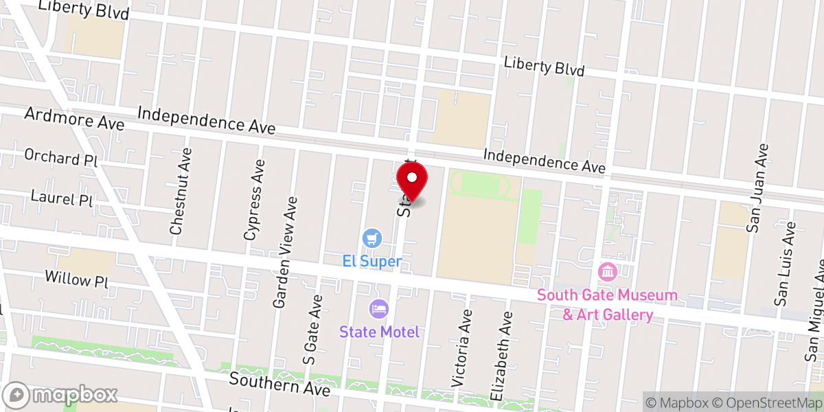 Map showing location of Cofradia Our Lady of Charity
