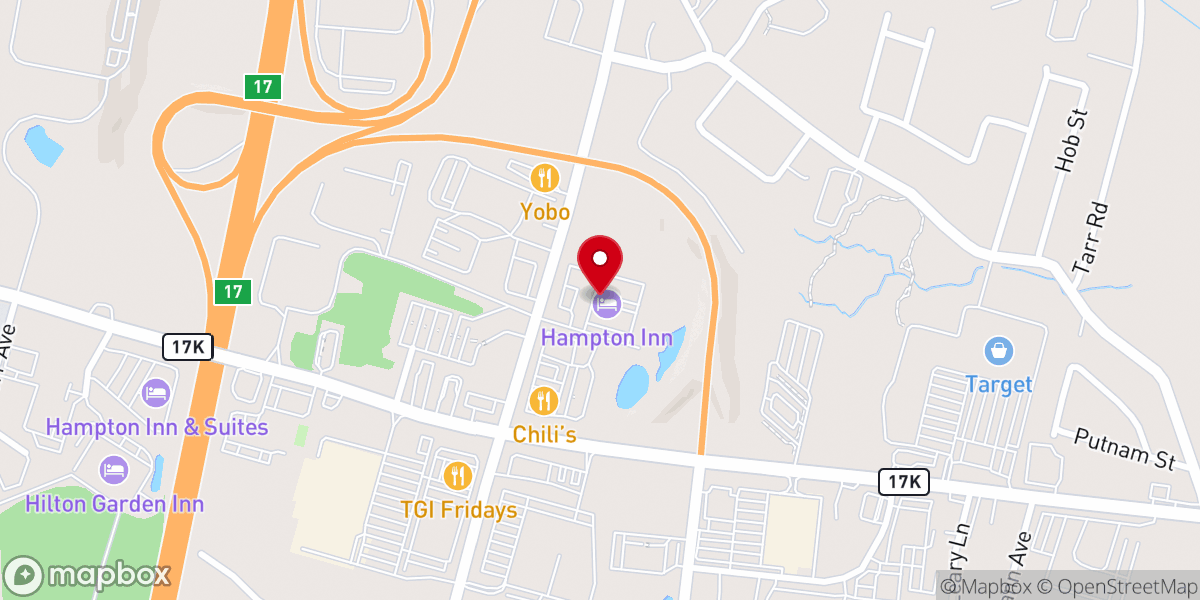 Map showing location of Newburgh Center A