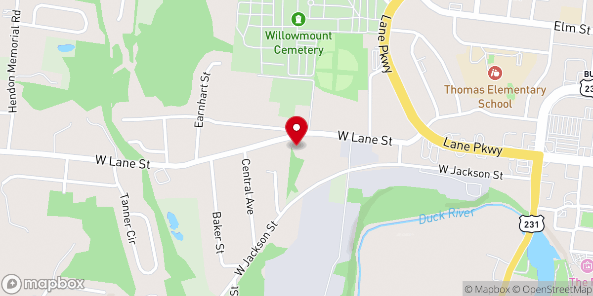 Map showing location of House of Prayer Ministry of Faith