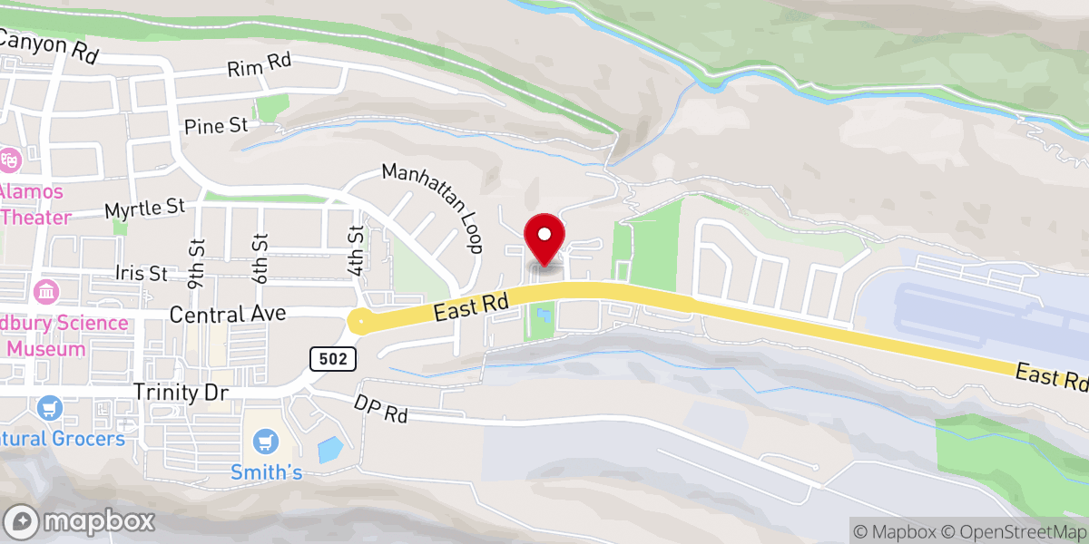 Map showing location of New Beginnings Fellowship