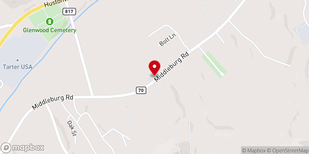 Map showing location of New Life Tabernacle - Apostolic. Brooke house