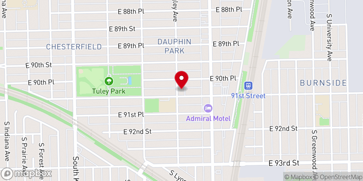 Map showing location of Saint Basil Catholic Mission