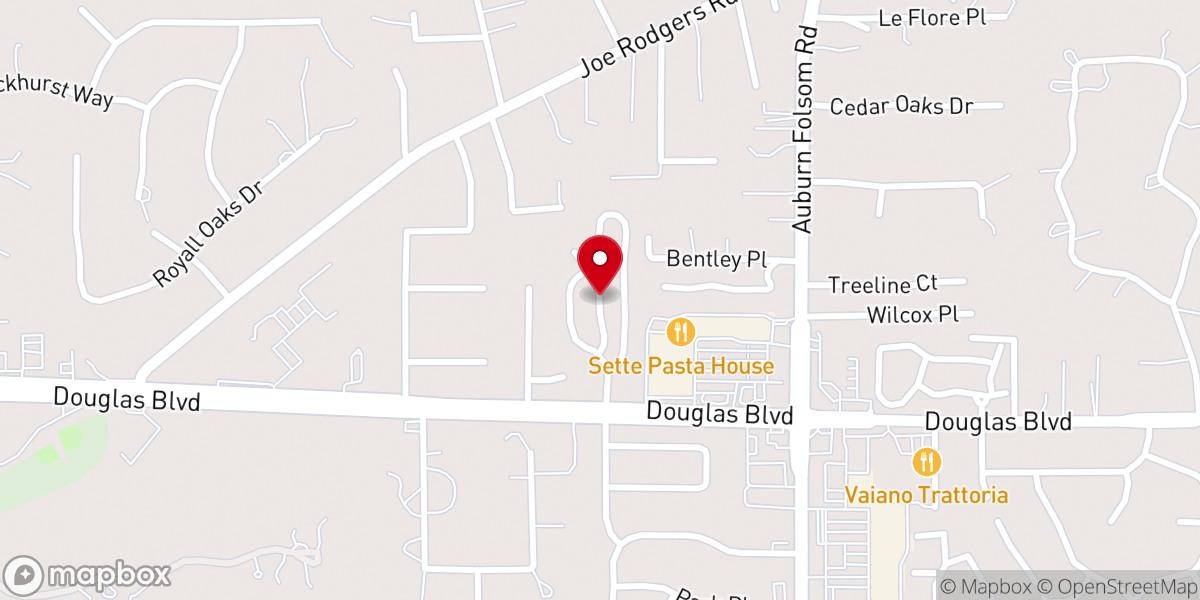Map showing location of Granite Bay Estates