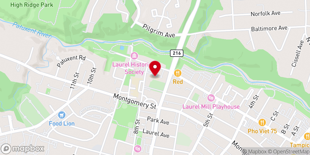 Map showing location of St Mary of the Mills