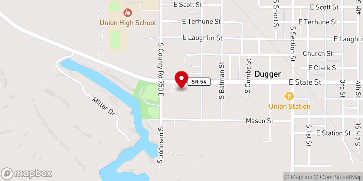 Map showing location of Worship Center