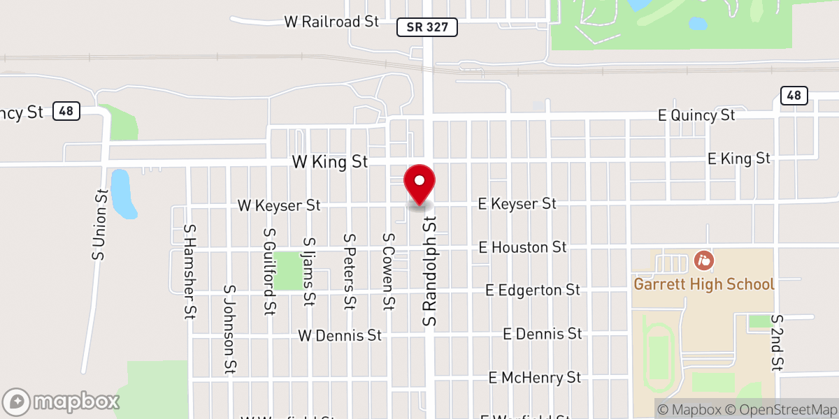 Map showing location of Amazement Ministries