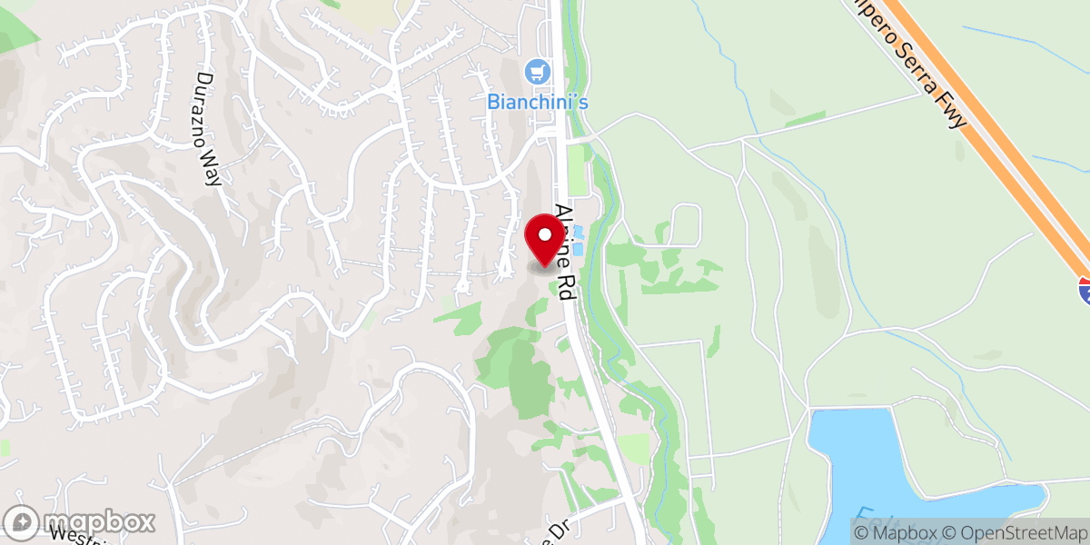 Map showing location of Ladera Community Church UCC