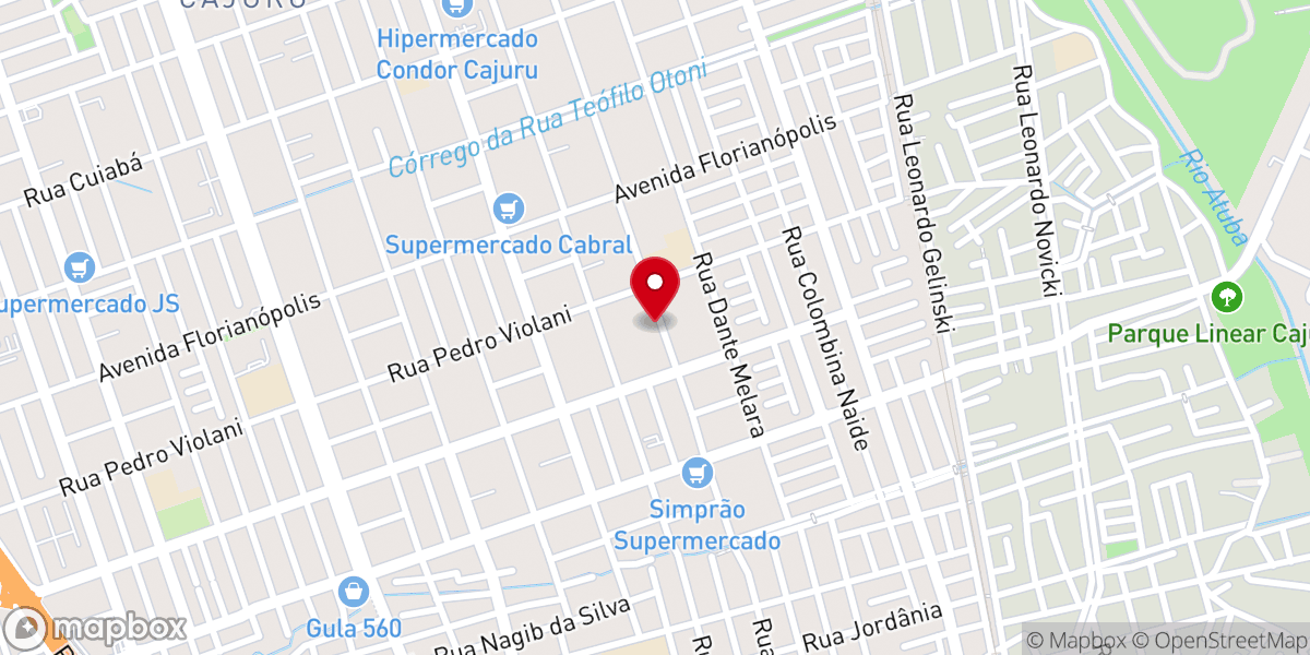 Map showing location of IEADC Vila Camargo