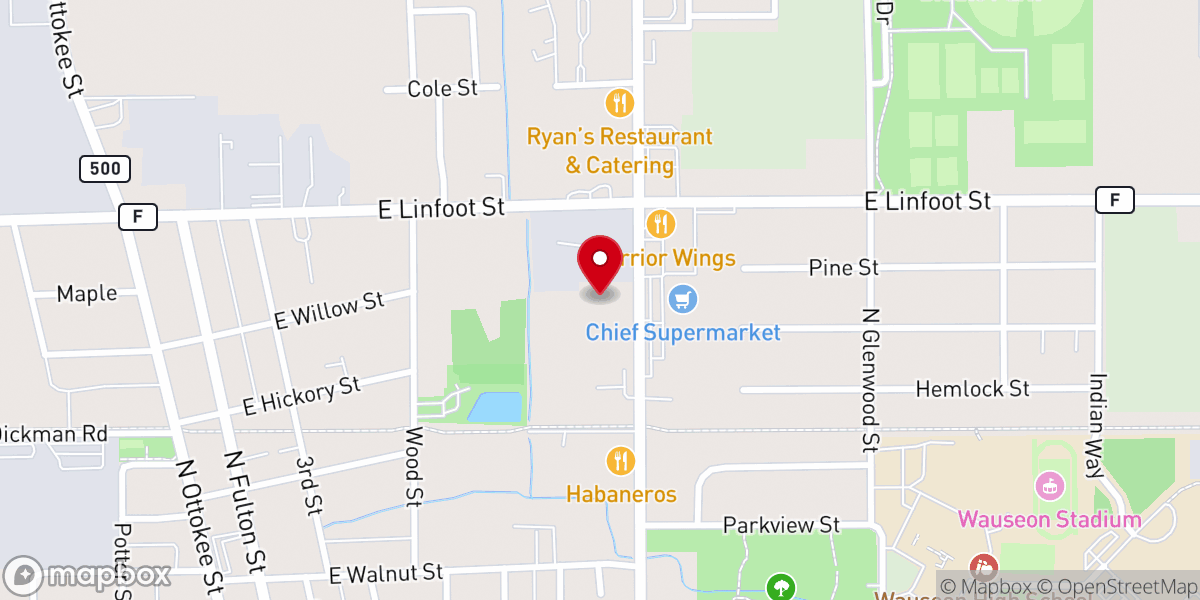 Map showing location of Emmaus Christian Preschool