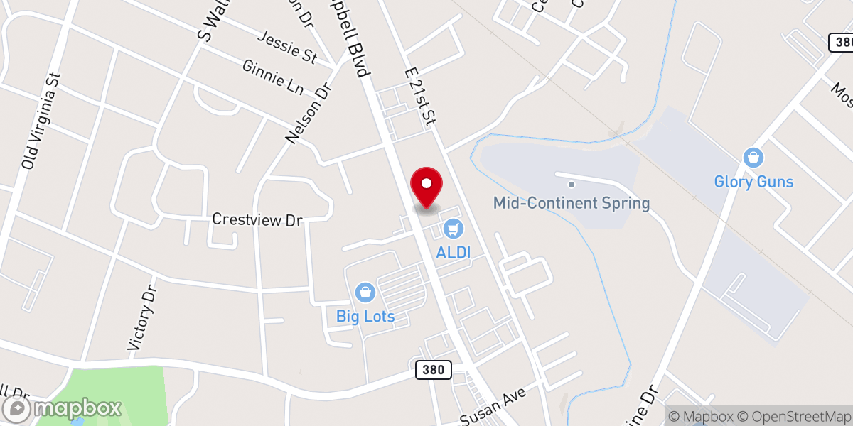 Map showing location of Iglesia Casa de Adoración y Restauración