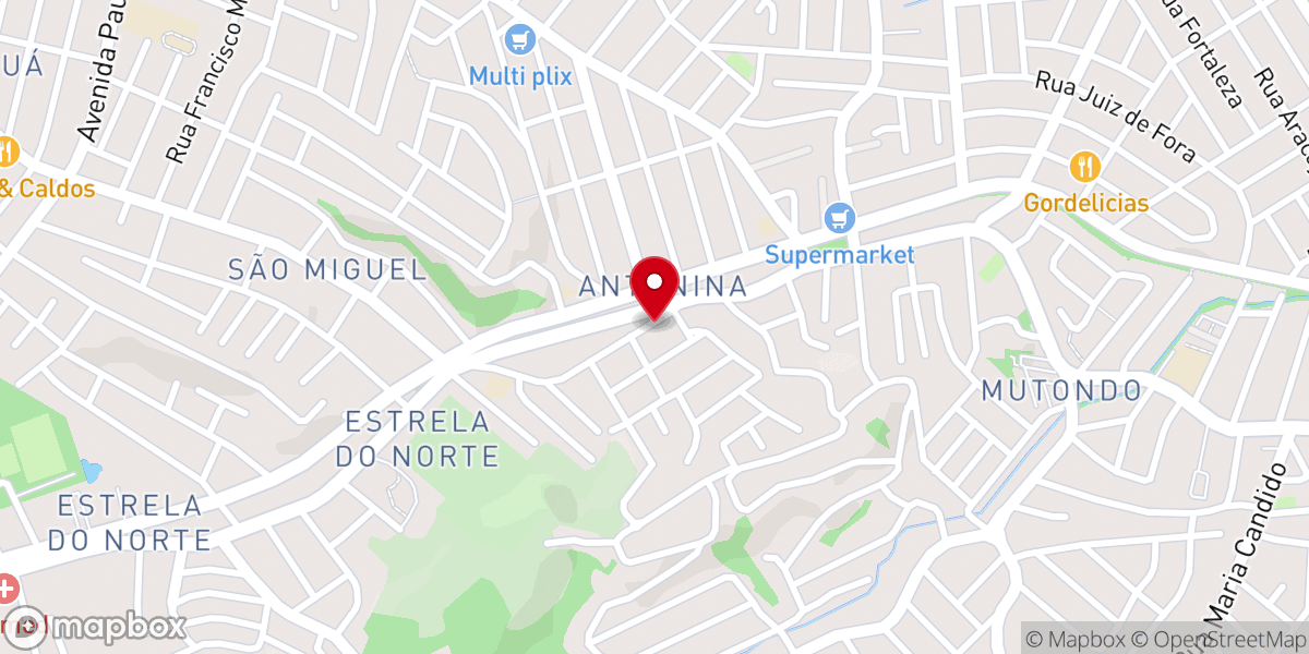Map showing location of Igreja Evangélica Pentecostal Ministério Evangelizando As Nações
