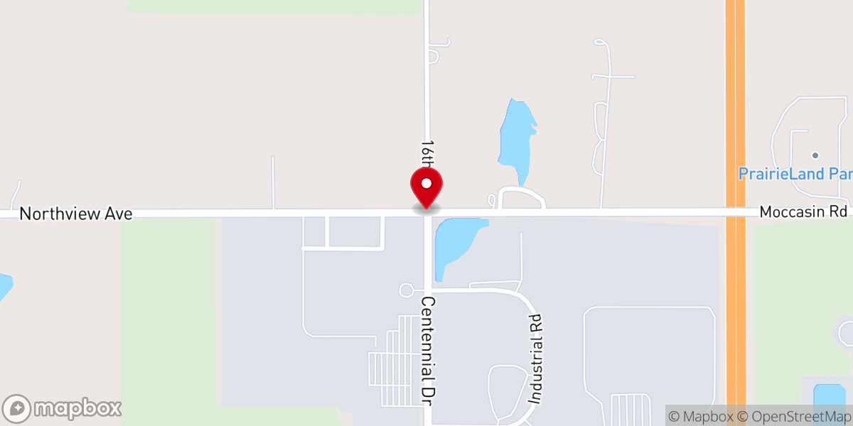 Map showing location of McPherson Township