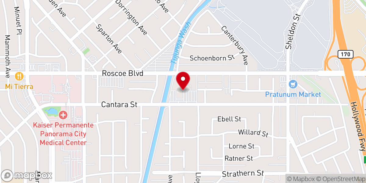 Map showing location of Steeple House Coffee