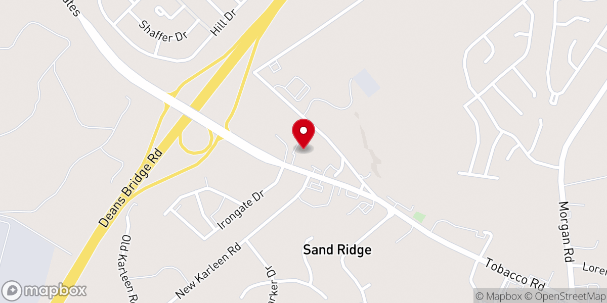 Map showing location of First Friendship Church