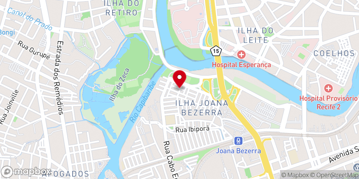 Map showing location of Igreja Pent.Nova Aliança