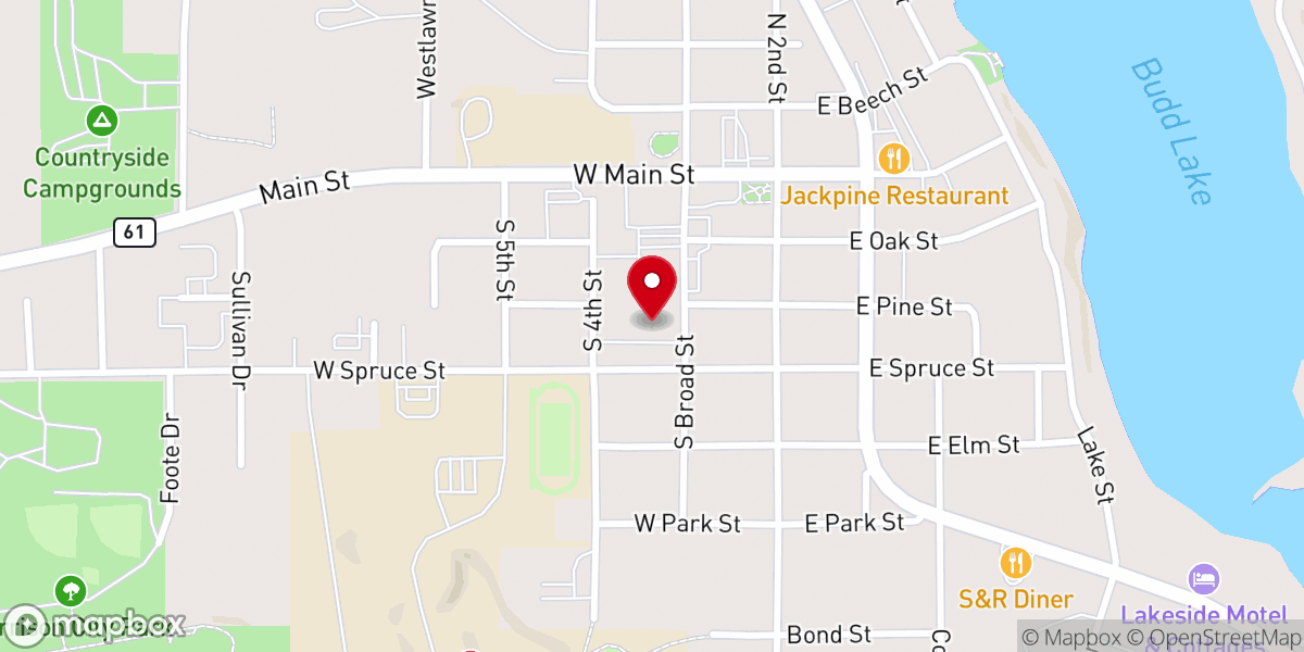 Map showing location of Saint Athanasius Church