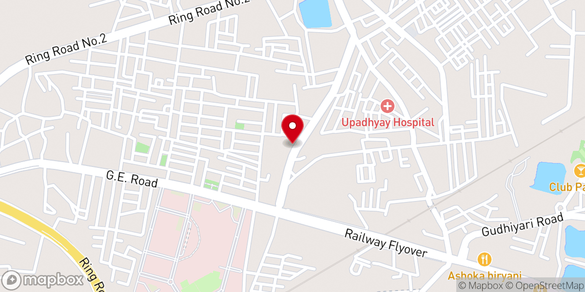 Map showing location of St Johns Mar Thoma Church