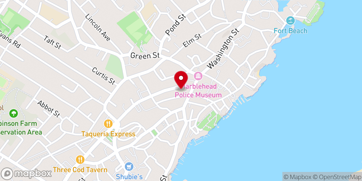 Map showing location of St. Michael's Episcopal Church
