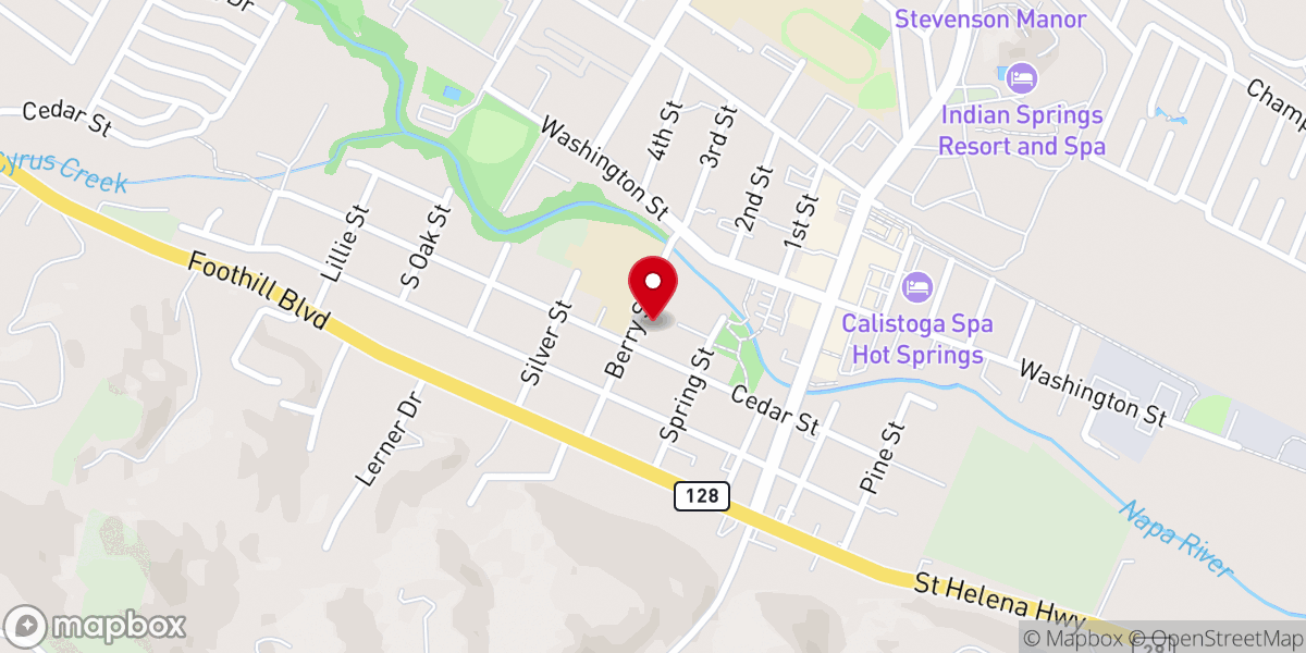 Map showing location of First Church of Christ Scientist