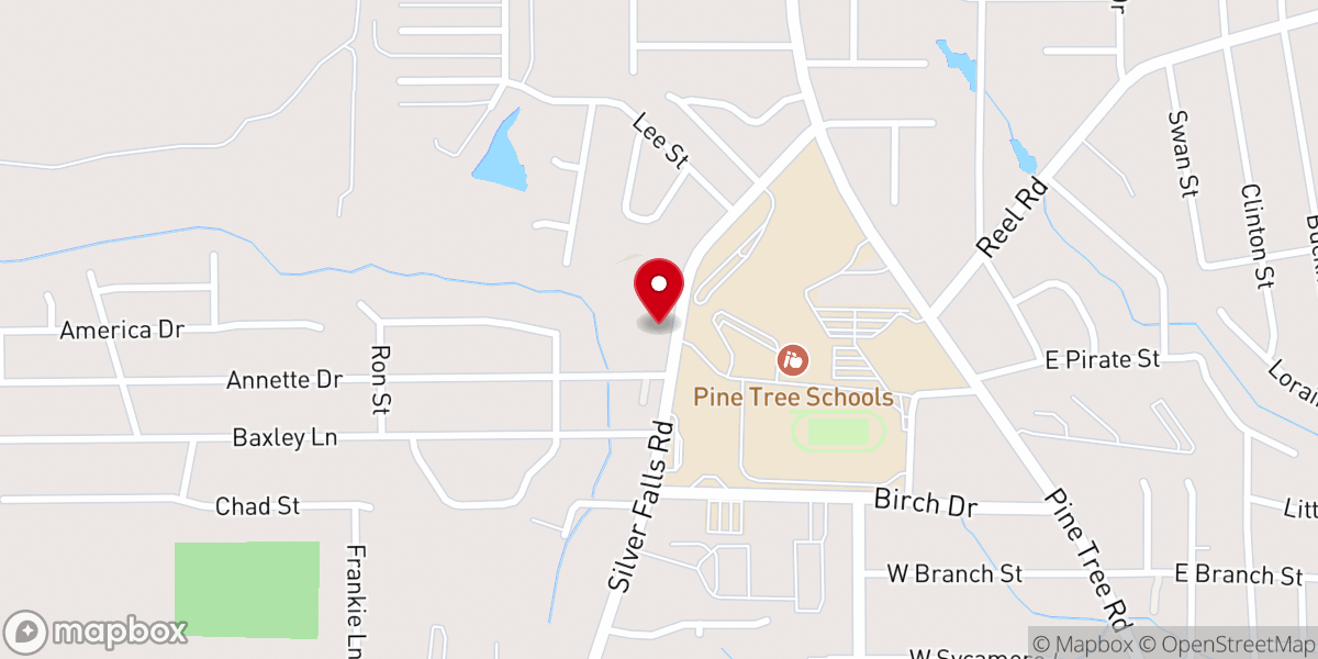 Map showing location of LIFE TABERNACLE United Pentecostal Church