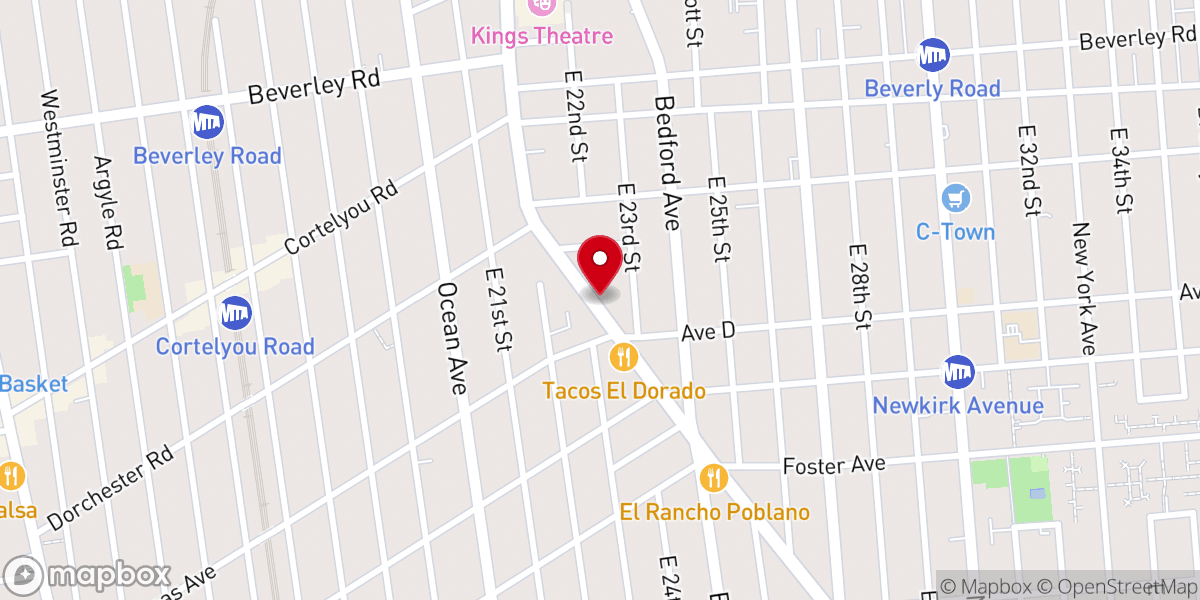 Map showing location of Guiding Light Cathedral Of Praise Center