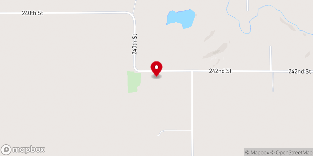Map showing location of Clear Creek Heritage Association